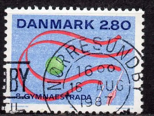 Dänemark, Mi-Nr. 897 gest., Gymnaestrada