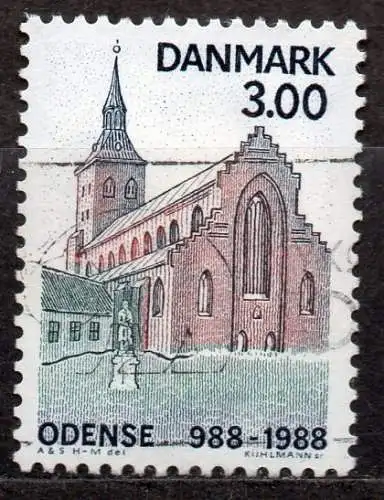 Dänemark, Mi-Nr. 917 gest., 1000 Jahre Stadt Odense