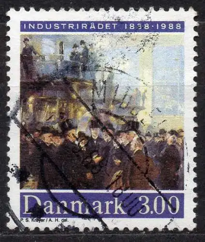 Dänemark, Mi-Nr. 924 gest., 150 Jahre Verband dänischer Industrien