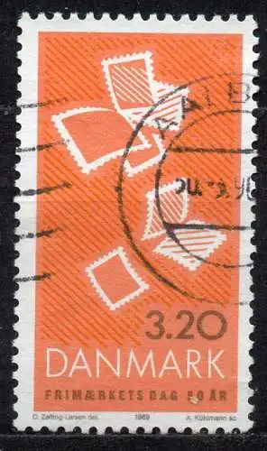 Dänemark, Mi-Nr. 960 gest., 50 Jahre Tag der Briefmarke