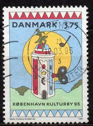 Dänemark, Mi-Nr. 1116 gest., Kopenhagen - Kulturhauptstadt Europas