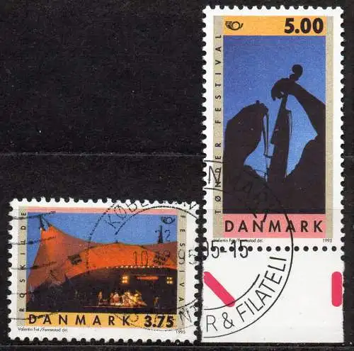 Dänemark, Mi-Nr. 1105 - 1106 gest., kompl., Tourismus