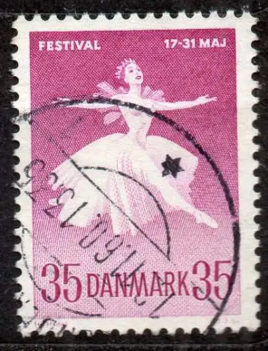 Dänemark, Mi-Nr. 374 gest., Ballett- und Musikfestspiele Kopenhagen