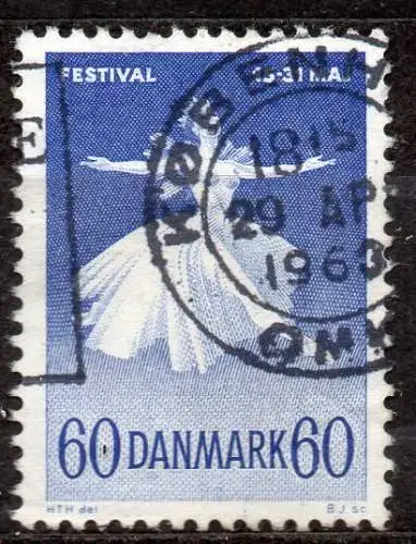 Dänemark, Mi-Nr. 403 x gest., Ballett- und Musikfestspiele Kopenhagen