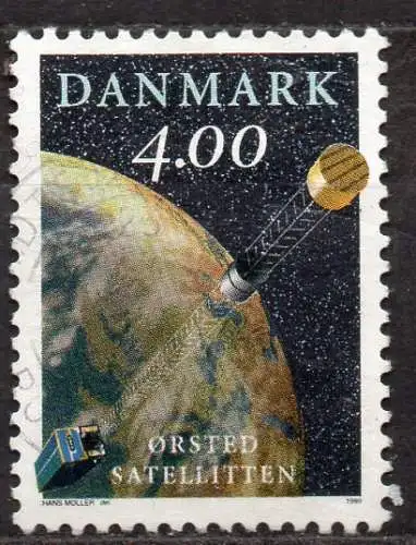 Dänemark, Mi-Nr. 1203 gest., Start des ersten wissenschaftlichen Satelliten Dänemarks