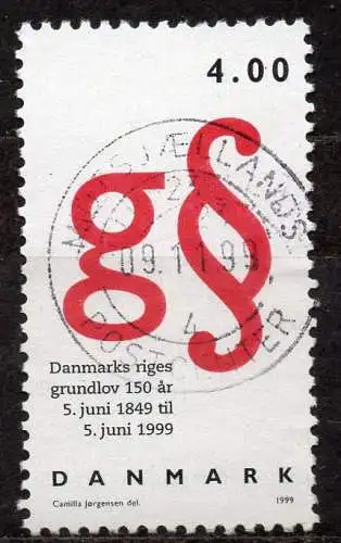 Dänemark, Mi-Nr. 1214 gest., 150 Jahre Grundgesetz