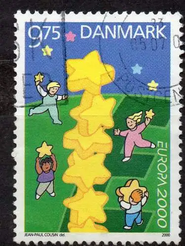 Dänemark, Mi-Nr. 1252 gest., Europa 2000