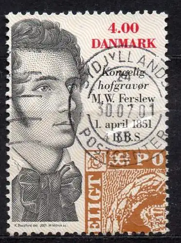 Dänemark, Mi-Nr. 1273 gest., 150 Jahre dänische Briefmarken
