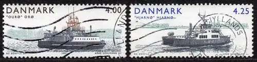 Dänemark, Mi-Nr. 1292 + 1293 gest., Inselfähren