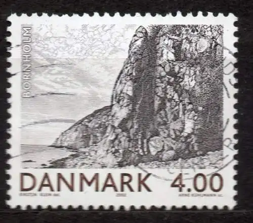 Dänemark, Mi-Nr. 1306 gest., Landschaften: Insel Bornholm