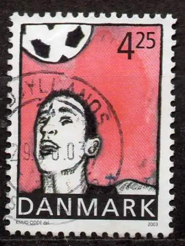 Dänemark, Mi-Nr. 1331 gest., Sport und Jugend: Fußball