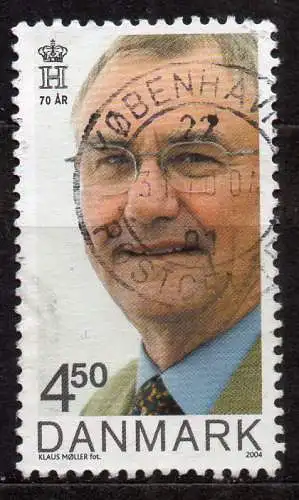 Dänemark, Mi-Nr. 1374 gest., 70. Geburtstag von Prinz Henrik