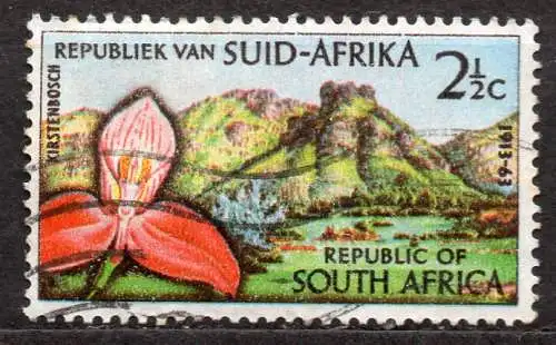 Südafrika, Mi-Nr. 313 gest., 50 Jahre Botanischer Garten Kirstenbosch