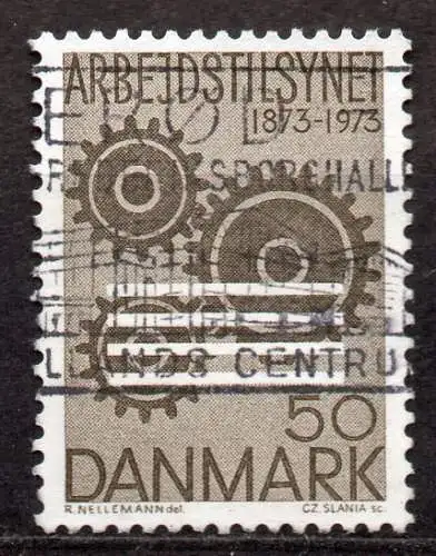 Dänemark, Mi-Nr. 541 gest., 100 Jahre Arbeitsschutzgesetze für Fabrikarbeiter