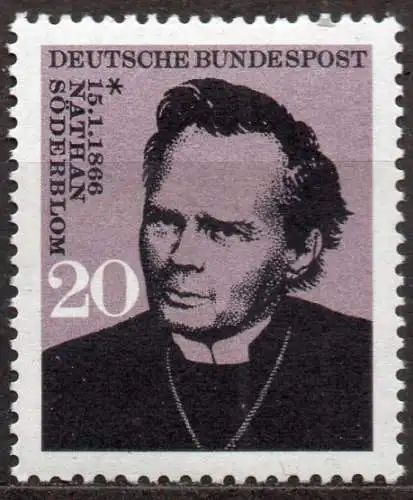 BRD, Mi-Nr. 504 **, 100. Geburtstag von Nathan Söderblom