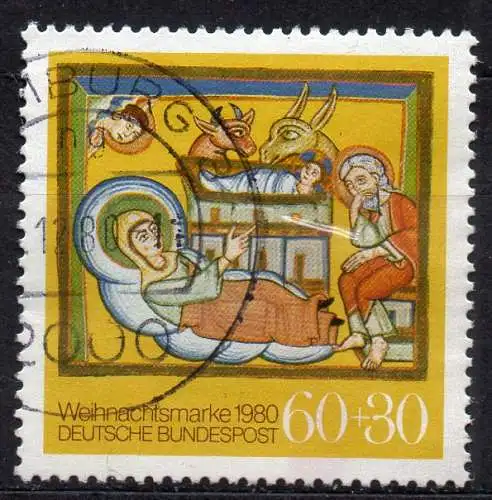 BRD, Mi-Nr. 1066 gest., Weihnachten 1980