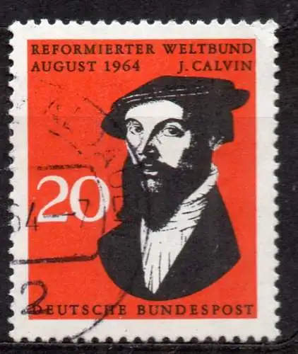 BRD, Mi-Nr. 439 gest., Johannes Calvin