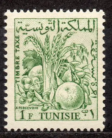 Tunesien, Portomarke Mi-Nr. 67 **, Agrarprodukte