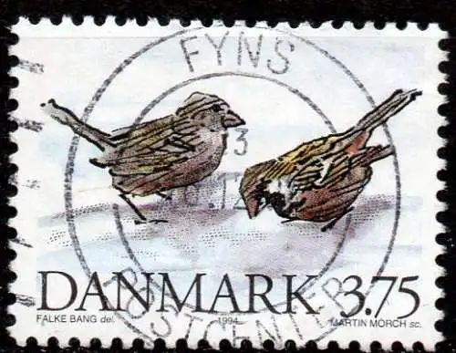 Dänemark, Mi-Nr. 1086 gest., Sperling