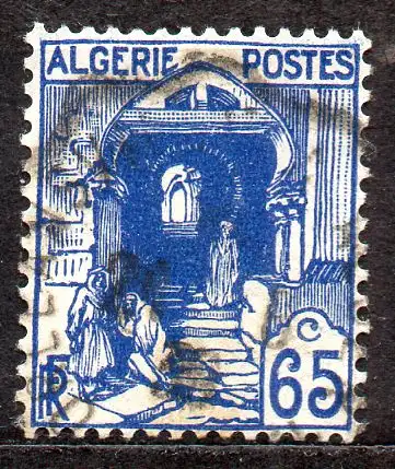 Algerien, Mi-Nr. 140 gest., Landesansichten: Altstadtstraße