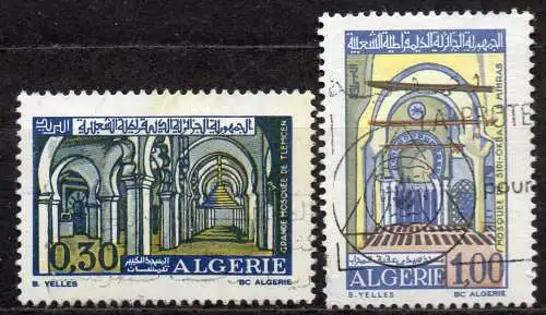 Algerien, Mi-Nr. 561 - 562 gest., kompl., Moscheen