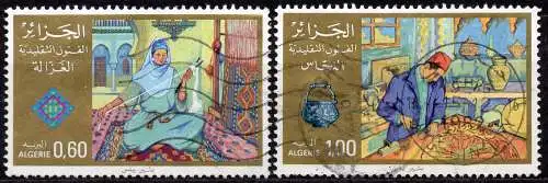 Algerien, Mi-Nr. 768 + 769 gest., Kunsthandwerk