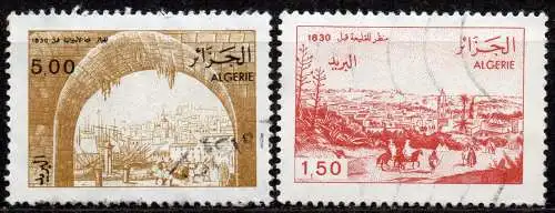 Algerien, Mi-Nr. 984 + 1037 gest., Algerien vor 1830