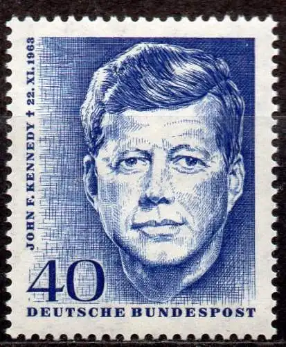 BRD, Mi-Nr. 453 **, 1. Todestag von John F. Kennedy