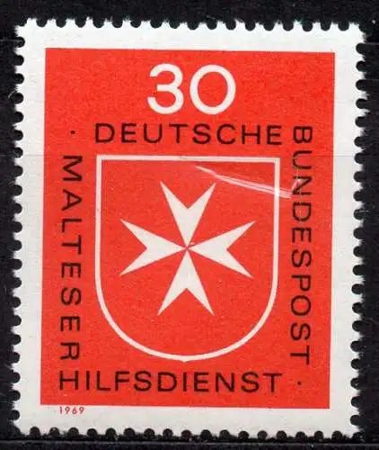 BRD, Mi-Nr. 600 **, Malteser Hilfsdienst