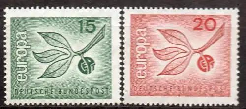 BRD, Mi-Nr. 483 - 484 **, kompl., Europa CEPT 1965