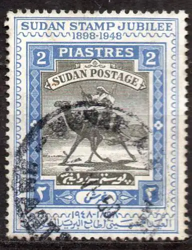 Sudan, Mi-Nr. 120 gest., 50 Jahre Freimarken "Kamelreiter"