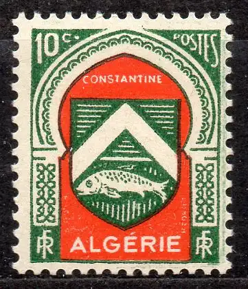 Algerien, Mi-Nr. 261 **, Städtewappen:  Constantine