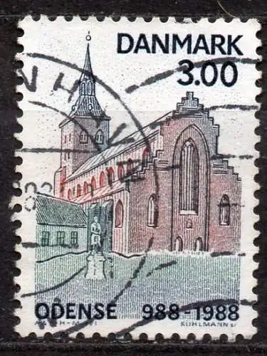 Dänemark, Mi-Nr. 917 gest., 1000 Jahre Stadt Odense