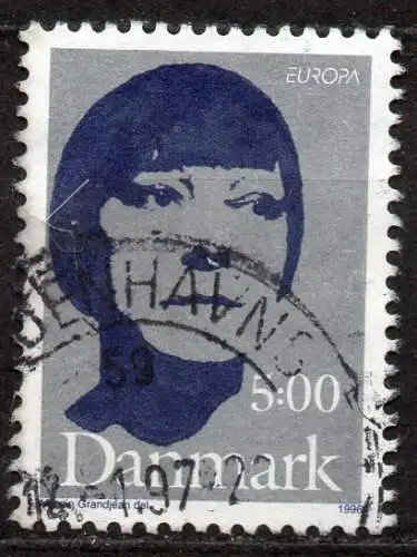 Dänemark, Mi-Nr. 1125 gest., Europa 1996: Berühmte Frauen - Asta Nielsen