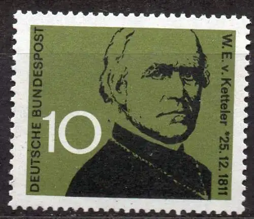 BRD, Mi-Nr. 374 **, 150. Geburtstag von Wilhelm E. Freiherr von Ketteler