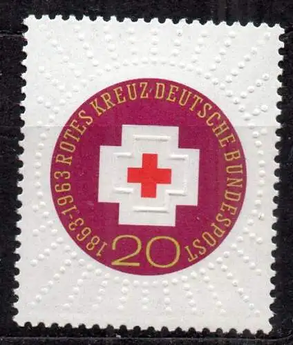 BRD, Mi-Nr. 400 **, 100 Jahre Internationales Rotes Kreuz