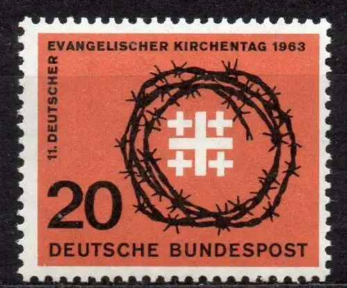 BRD, Mi-Nr. 405 **, Evangelischer Kirchentag