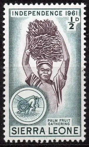 Sierra Leone, Mi-Nr. 189 **, Unabhängigkeit