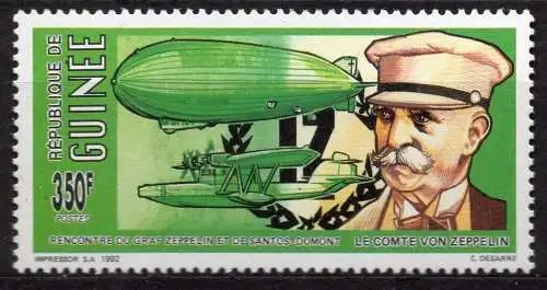 Guinea, Mi-Nr. 1382 **, Graf Zeppelin