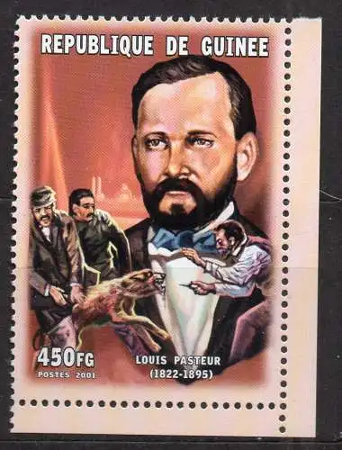 Guinea, Mi-Nr. 3177 **, Louis Pasteur