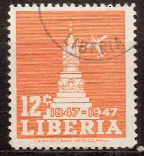 Liberia, Mi-Nr. 400 gest., 100 Jahre Unabhängigkeit