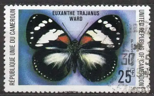 Kamerun, Mi-Nr. 891 gest., Schmetterling