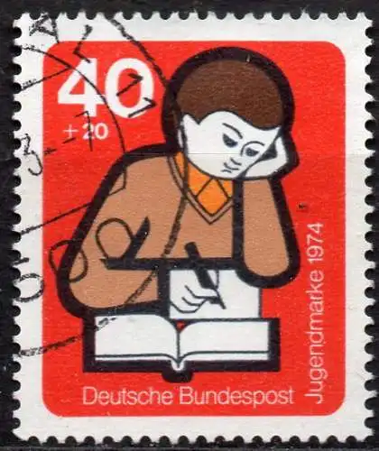 BRD, Mi-Nr. 802 gest., Jugend 1974