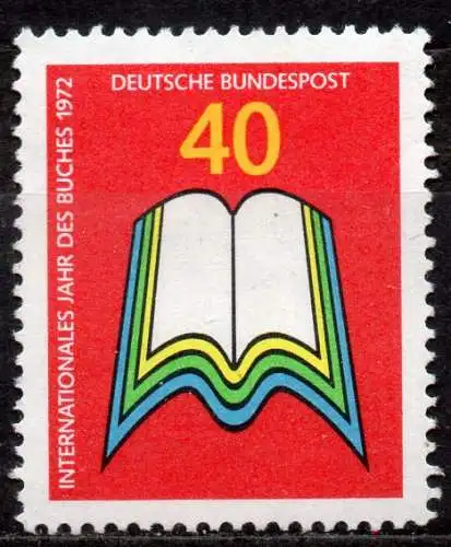 BRD, Mi-Nr. 740 **, Internationales Jahr des Buches