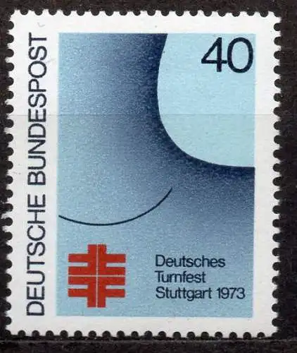 BRD, Mi-Nr. 763 **, Deutsches Turnfest 1973, Stuttgart