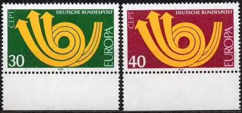 BRD, Mi-Nr. 768 - 769 **, kompl., Europa CEPT 1973