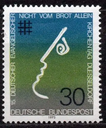 BRD, Mi-Nr. 772 **, Evangelischer Kirchentag Düsseldorf