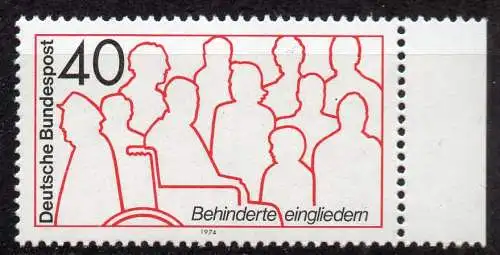 BRD, Mi-Nr. 796 **, Rehabilitation Behinderter