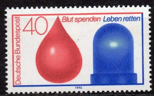 BRD, Mi-Nr. 797 **, Blutspendedienst