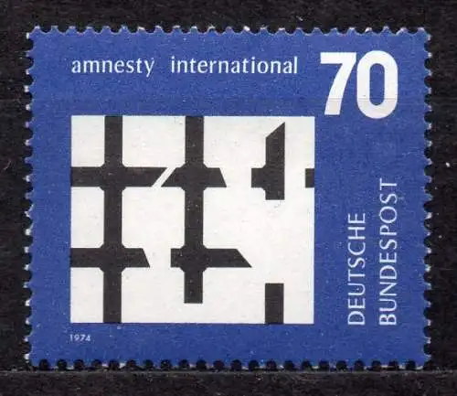 BRD, Mi-Nr. 814 **, amnesty international